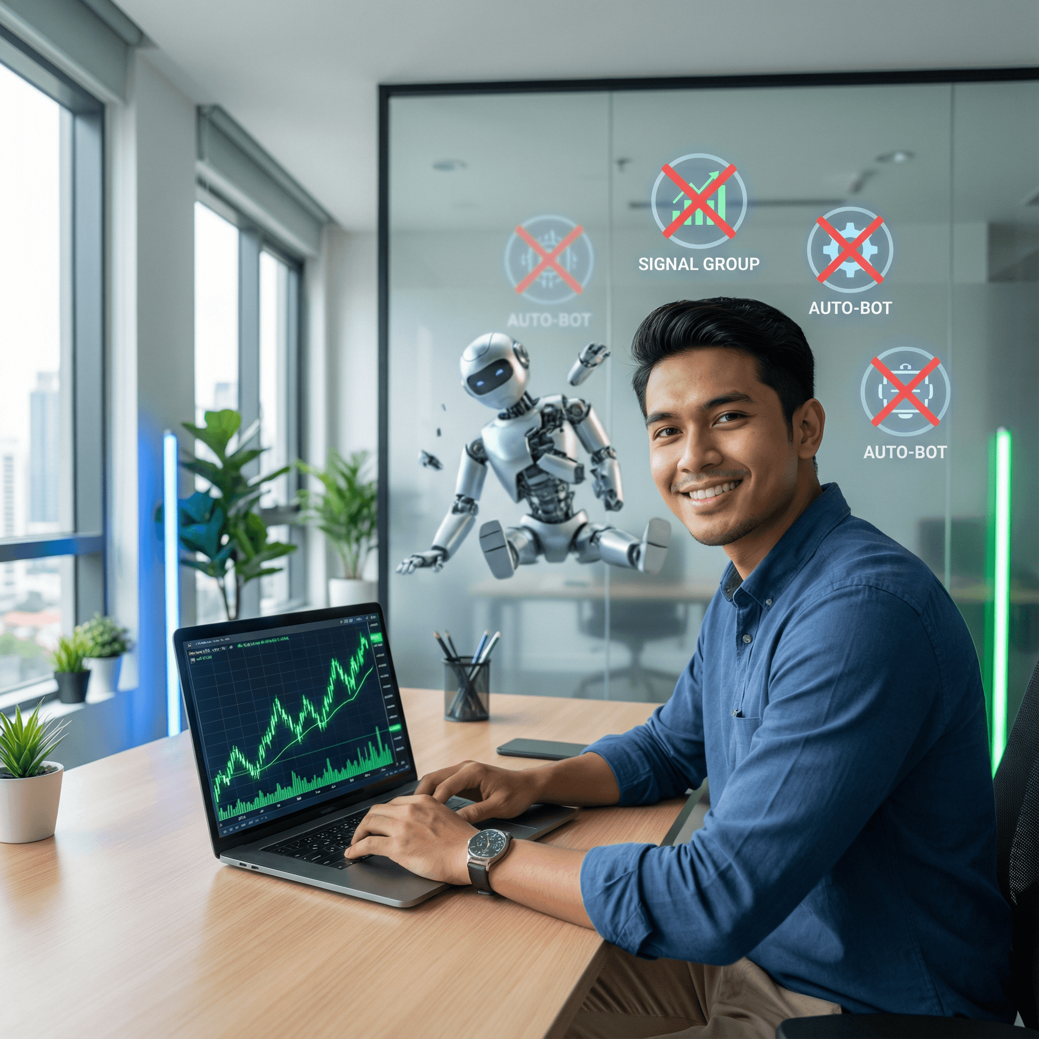 Tak payah beli robot atau masuk signal group